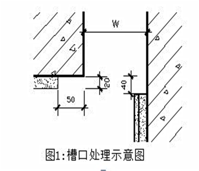 橡膠嵌平型外墻變形縫做法